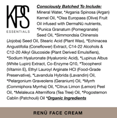 Renū Face Cream 1oz KPS