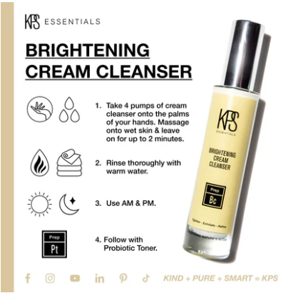 Brightening Cream Cleanser  1.7 oz KPS