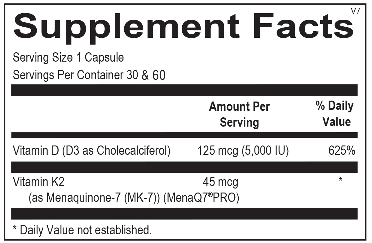 Vitamin D3+K2