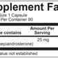 DHEA 25 mg by Keystone Nutrition